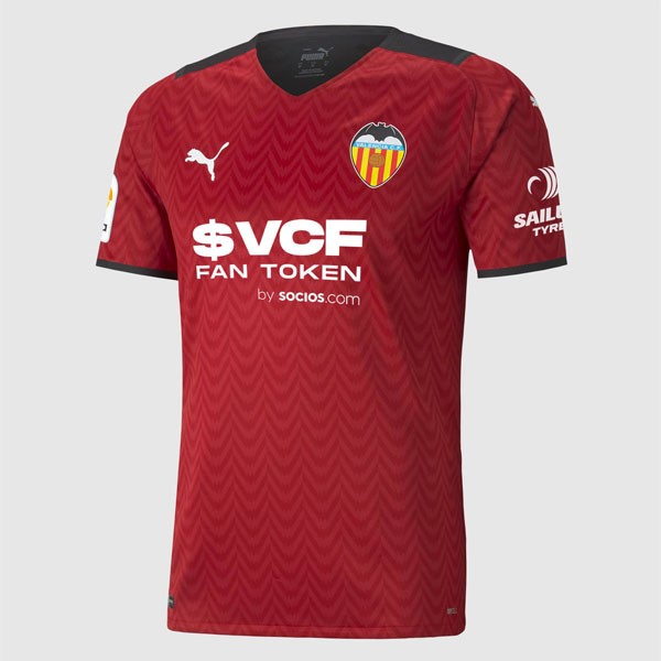 Tailandia Camiseta Valencia Segunda Equipación 2021/2022